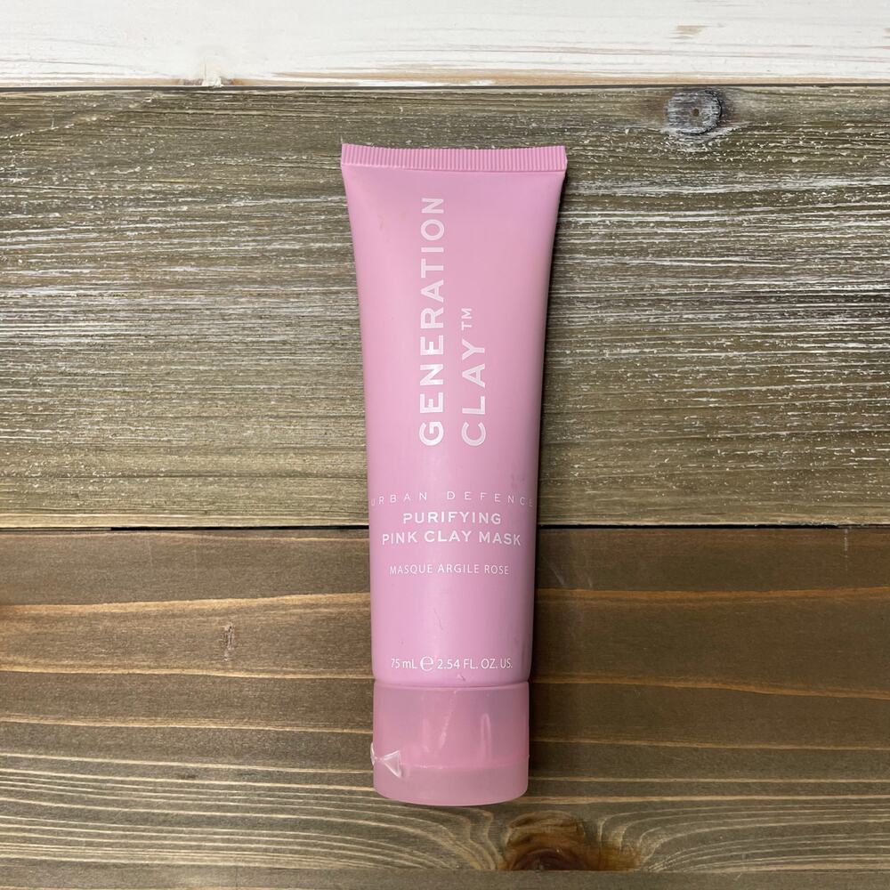 Generation Clay Urban Defence Purifying Pink Clay Mask 2.54 fl oz NEW Sealed